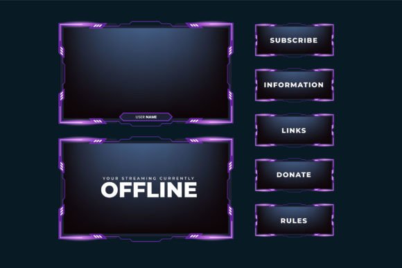 Download Modern Gaming Screen Interface Vector - Premium Resources