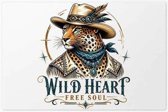 Download Wild Heart Leopard PNG - Heart Collection