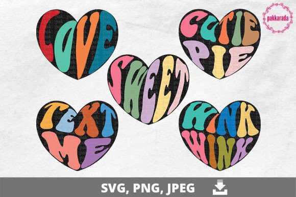 Download Valentines Conversation Hearts - Heart Collection