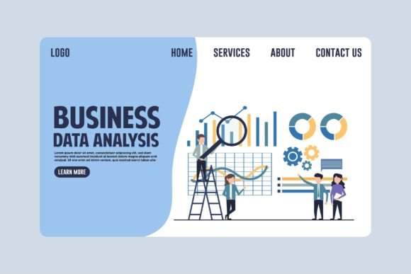 Download Business Data Analysis Landing Page - Analysis Collection