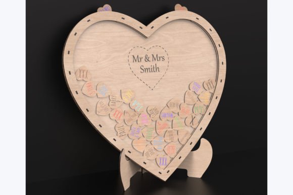 Download Laser Cut Heart Drop Box Svg Files - Heart Collection
